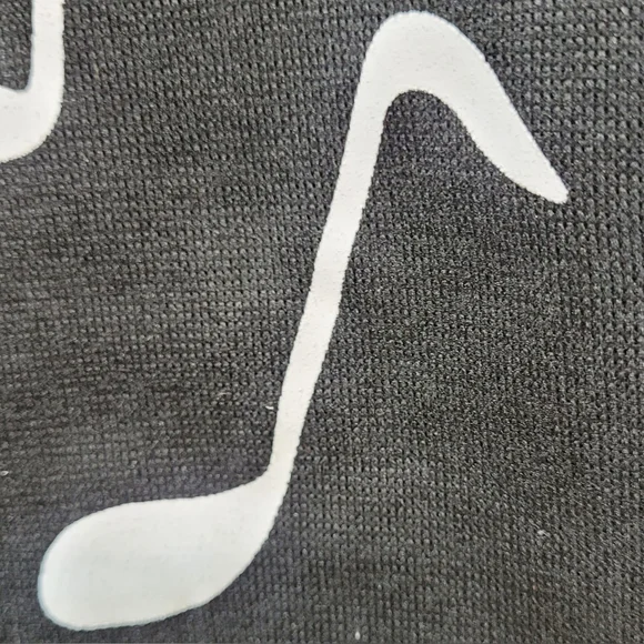 Black and White Musical Notes Novelty Sweater- Size XL - polyesterter - Picture 5 of 5